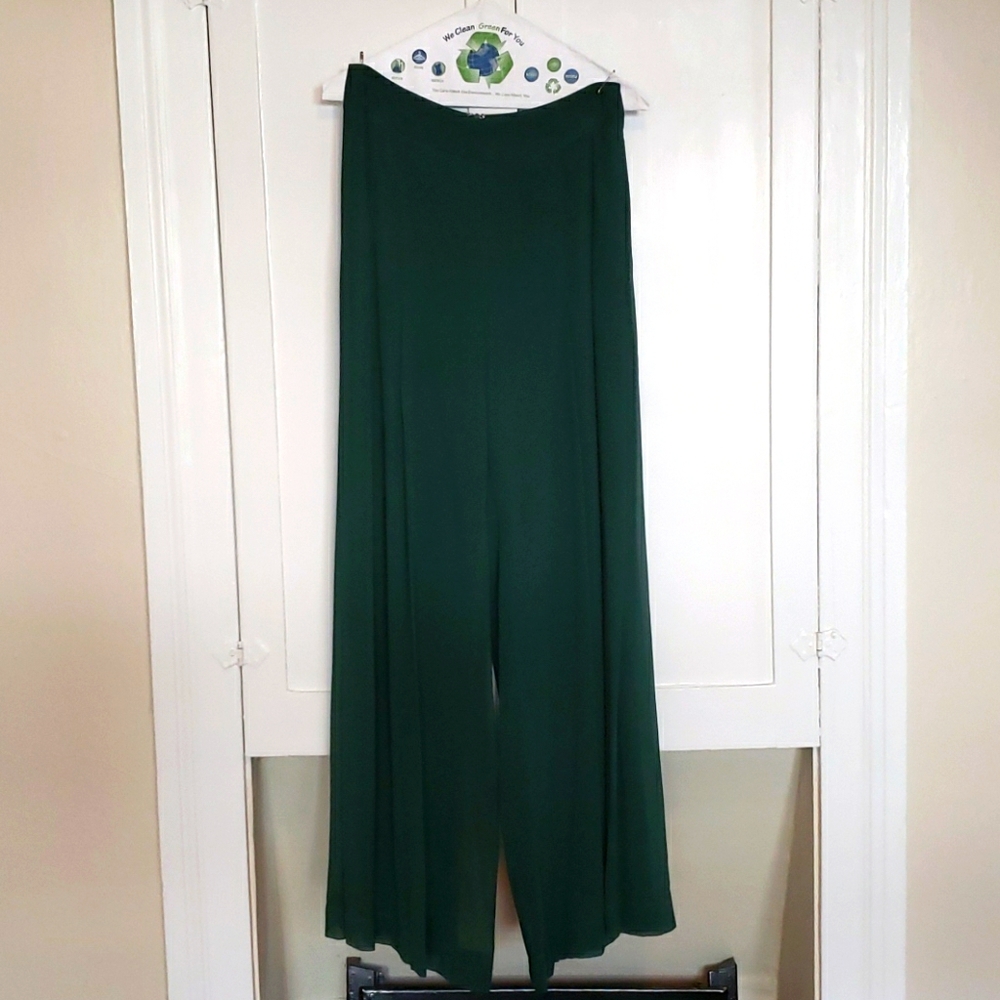 Silk flowy pants